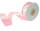 Satinband rosa, Rolle 25mm breit, 25m lang