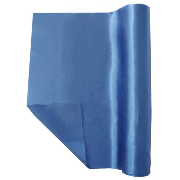 Tischläufer Satin dunkelblau Rolle 36cm breit 9m lang
