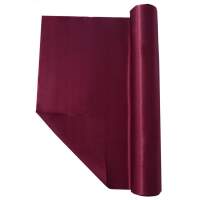 Tischläufer Satin dunkelrot, Rolle 36cm breit, 9m lang