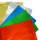 Prägefolienmappe 5 Blatt bunt, 18,5x29,5 cm, 70µ