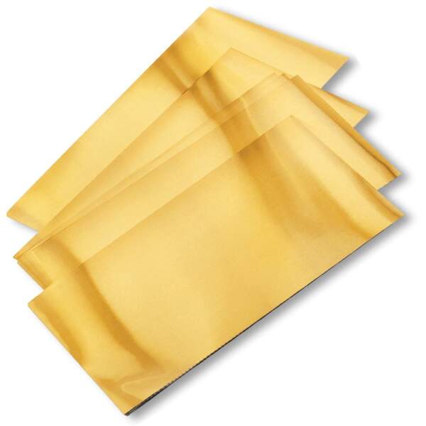 Prägefolie 30 Blatt gold, 18,5x29,5 cm, 70 µ