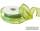 Chiffonband mit Satinkante grüner Apfel, Rolle 25mm breit, 25m