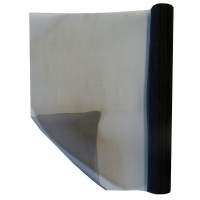 Tischband Organza Chiffon schwarz Rolle 36cm breit 9m lang
