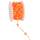 Perlenband orange, 1 Rolle mit 10 m