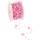Perlenband rosa, 1 Rolle mit 10 m