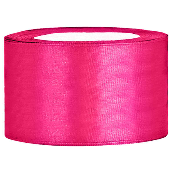 Satinband pink Rolle 38mm breit, 25m lang