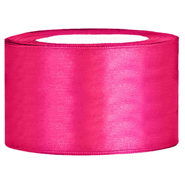 Satinband pink Rolle 38mm breit, 25m lang