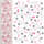 Papierservietten Blätter rosa 3-lagig, 33x33 cm, 20 Stück, Hochzeitsservietten