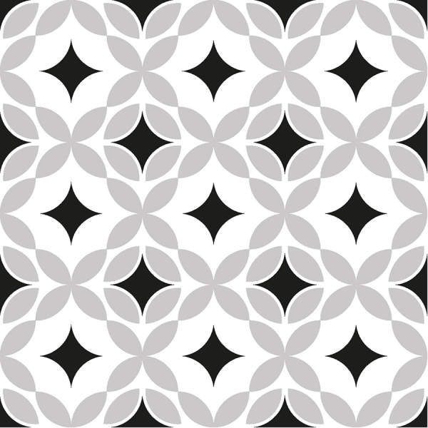 Papierservietten schwarz-weiß 3-lagig, 33x33 cm, 30 Stück
