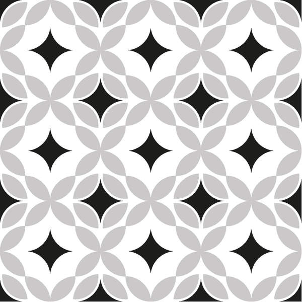 Papierservietten schwarz-weiß 3-lagig, 33x33 cm, 30 Stück