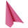 Papierservietten uni fuchsia 3-lagig, 33x33 cm, 20 Stück