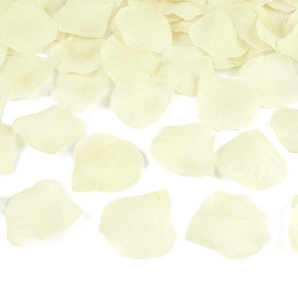 Rosenblätter creme, 100 Stück