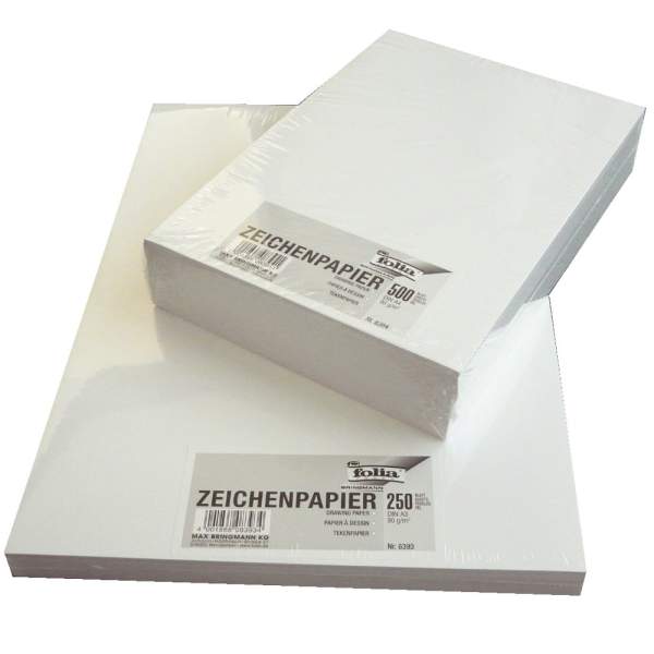 Zeichenpapier A4, 500 Blatt, 90 g/m²