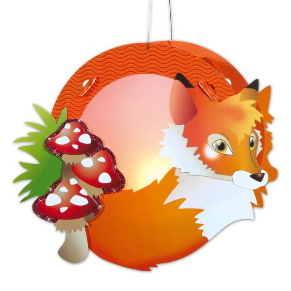 Laternen Bastelset Fuchs, 27 x 23 cm groß