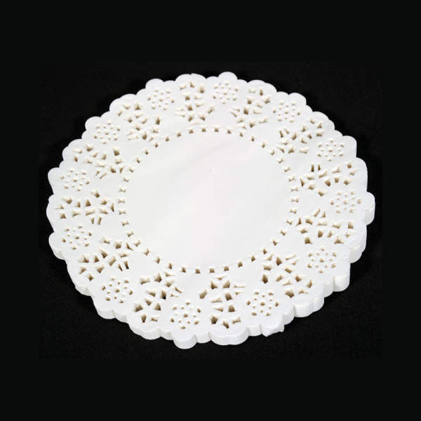 Doilies Zierdeckchen weiß 100 Stück, Ø 10 cm