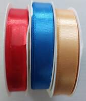 Satinband 12mm breit Set 3 Rollen je 25m lang...