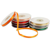 Satinbänder bunt Set 8 Rollen Satinband je 6mm...