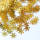 Pailletten Schneeflocken gold glänzend, 20 g