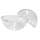 Acrylkugel 12cm mit Loch, Kunststoffkugel 12cm,  2er Pack, zerlegbar