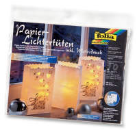 Lichtertüte mit Motivdruck Geschenk und Blank, 10...