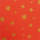 Faltblätter rot mit goldenen Sternen, 15x15cm, 130 g/m²