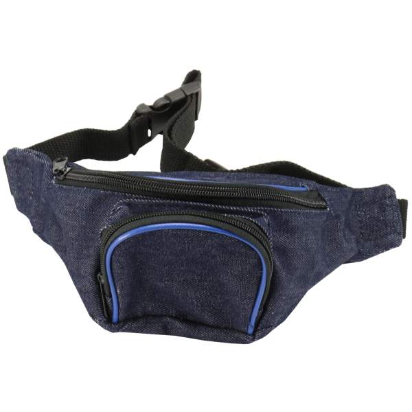 Jeans Bauchtasche in blau, 1 Stück