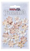 Florella Blüten aus Maulbeerpapier rosenholz 2 cm,...