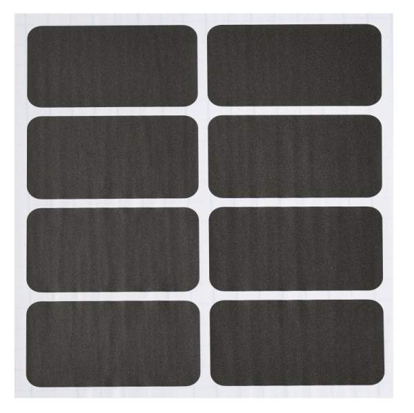 Tafelfolien Sticker zum Beschriften, schwarz, 24 Stück, Motiv 2