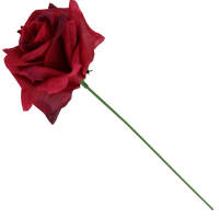 Rose rot - magenta, Ø 7-8 cm, Seidenblume 27 cm...