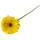 Gerbera gelb Ø 7 cm, ca. 30 cm lang 1 Stück Kunstblume Seidenblume