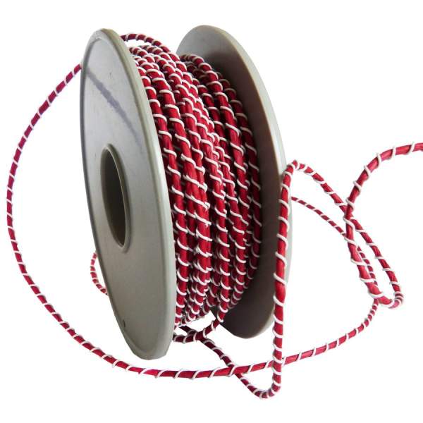 Drahtband Eco-Spiral rot, Ø 2mm x 15m