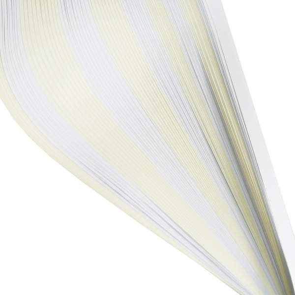 Quilling Streifen creme-weiß, 1cm x 48cm, 100 Stück, 130 g/m²