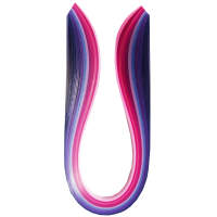 Quilling Streifen Pinktöne, 5mm x 48cm, 100 Stück, 130 g/m²