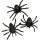 Spinne aus Kunststoff Set mit 3 Stück, ca. 4 cm