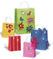 Papiertüten groß, 20 Stück, 24 x 12 x 31 cm, 110 g/m² Tragetaschen