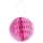 Wabenball aus Papier rosa, 4er Set, Ø 8 cm
