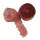 Juteband weinrot Gitterband Rupfenband Rolle 10 m lang, 5 cm breit