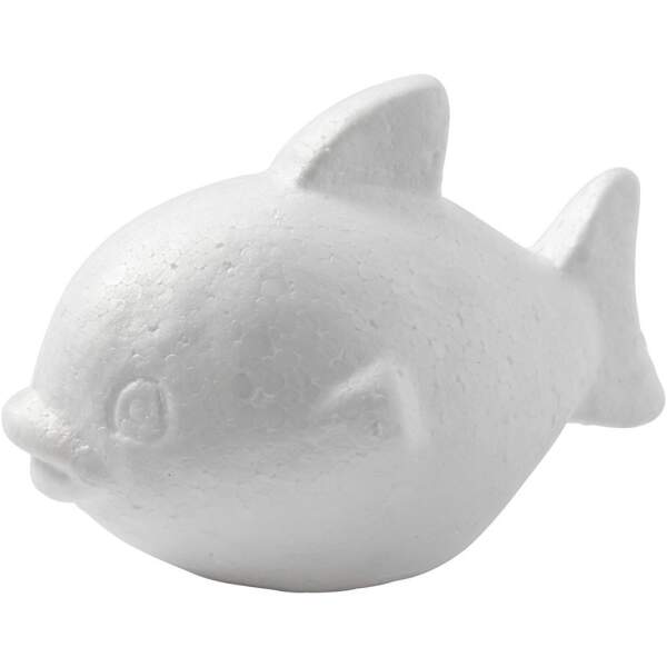 Styropor Fisch 5er Pack ca. 12 x 8 cm