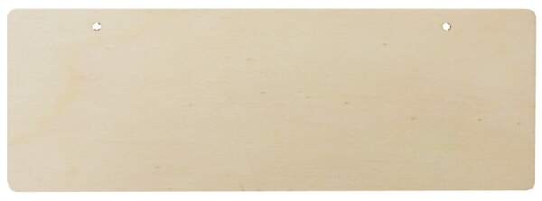 Türschild rechteckig lang aus Holz, 29x10cm, 1 Stück