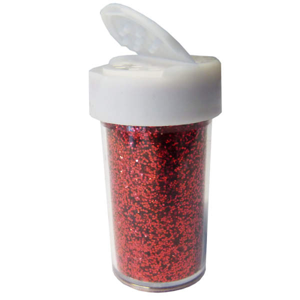 Glitter rot, 30g Streudose