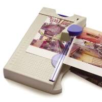 Papierschneider Hebel für A4 quer mit Gitternetz