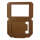 Laternenrohling 5er Pack braun aus Wellpappe