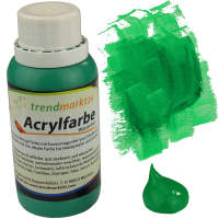 Acrylfarbe grün 150 ml Flasche Malfarbe Bastelfarbe
