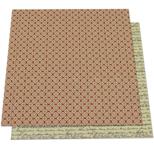 Designpapier Merry Christmas, Weihnachtspapiere 30,5x30,5 cm, 120 g/m², 5 Blatt