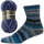 Wolle Set grau blau 4fädig Sockenwolle je 100 g 1x grau und 1 x blau/violett