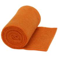 Filzband, Topfband, orange 5 mm dick, 15 cm breit, 1 m...