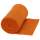 Filzband, Topfband, orange 5 mm dick, 15 cm breit, 1 m lang, aus Schafschurwolle