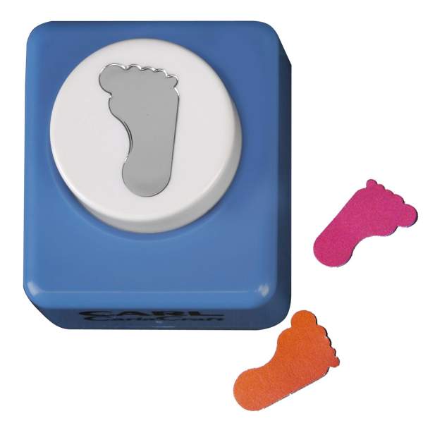 Motivstanzer Fuß Motiv ca. 2,8 cm groß  Motivlocher