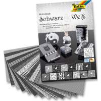 Motivblock Schwarz & Weiß, 26 Stk, 24 x 34 cm, 80 g m²/270 g m²