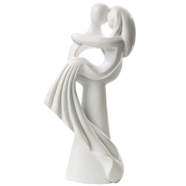 Hochzeitspaar modern weiß I, ca. 10 cm groß